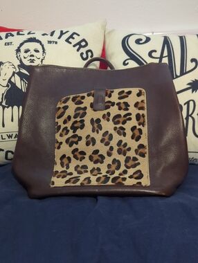 Terrida Murano‎ Leather Fur Backpack Bag Made In Italy